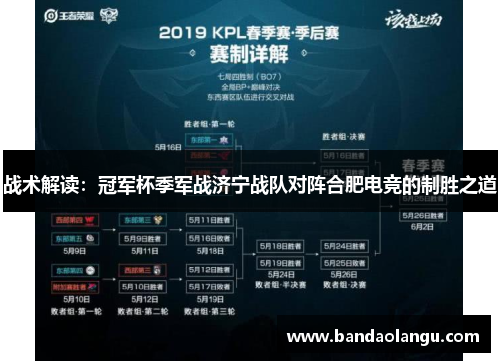 战术解读：冠军杯季军战济宁战队对阵合肥电竞的制胜之道
