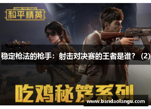 稳定枪法的枪手：射击对决赛的王者是谁？ (2)